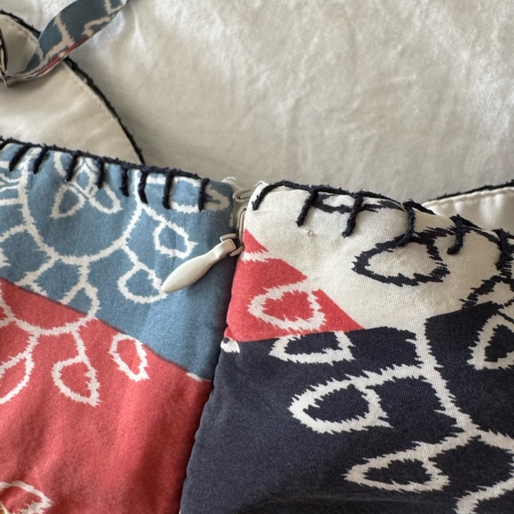 100% Silk bcbgmaxazria patchwork dress - Picture 9 of 12